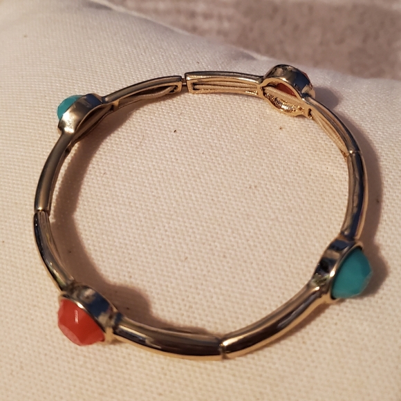 5 for $25 | Gold, Green, and Orange Bracelet - Picture 5 of 5